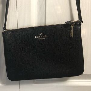 Kate Spade Black Leather Shoulder Bag